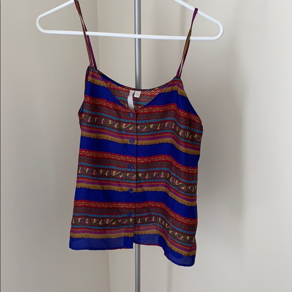 Multi colored tank top